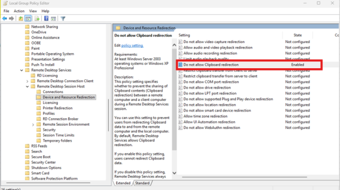 Hướng dẫn chặn chức năng Copy/Paste khi Remote Desktop